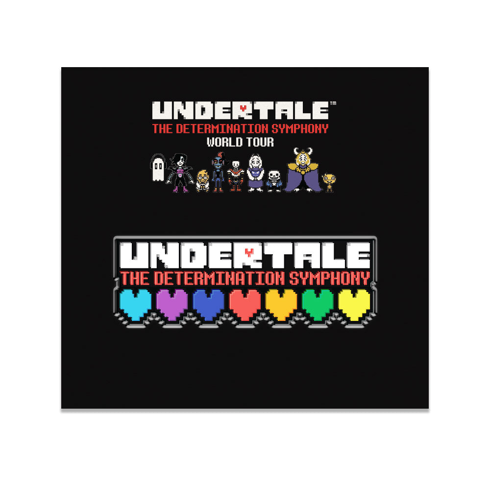 UNDERTALE - THE DETERMINATION SYMPHONY Lapel Pin