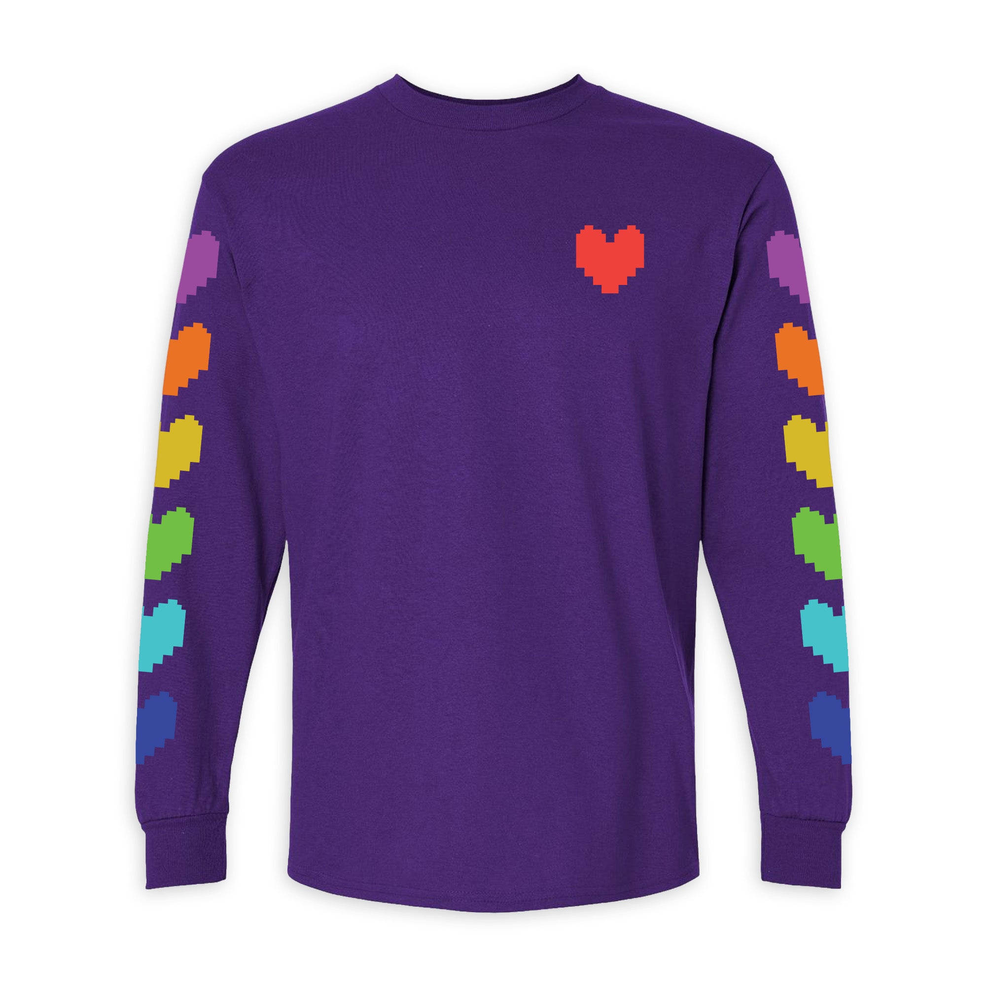UNDERTALE World Tour Long Sleeve Tee Shirt (Purple)